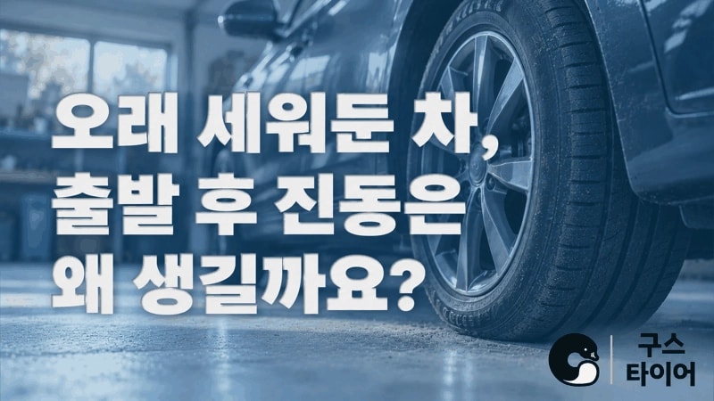 장기 주차 후 차량 진동, 플랫 스폿부터 확인할까요?